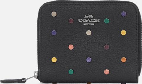 coach black rainbow rivet crossbody bag