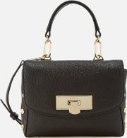 Chelsea Pebbled Leather Mini Flap Shoulder Bag