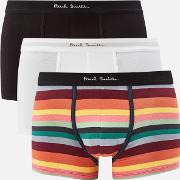 3 Pack Trunk Boxer Shorts Stripe M