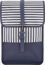 Mini Backpack Distorted Stripes