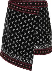 Embroidered Miniskirt 