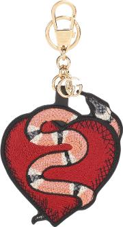 Heart And Snake Keychain 