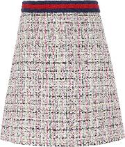 Tweed A Line Miniskirt 