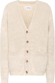 Mohair And Wool Blend Cardigan 
