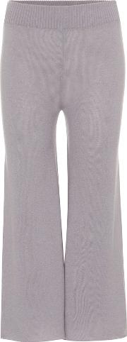Cropped Cashmere Trousers 