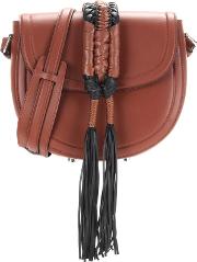 Ghianda Saddle Knot Leather Shoulder Bag 