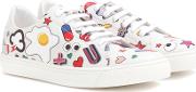 All Over Wink Leather Sneakers 