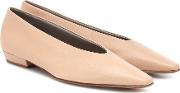 Leather Ballet Flats 