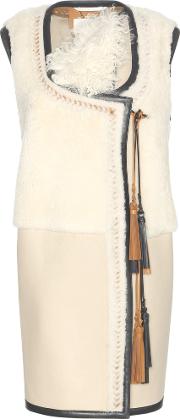 Shearling And Leather Gilet 