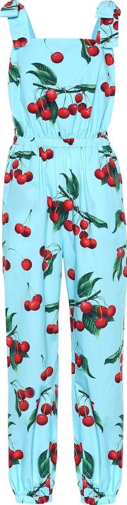Exclusive To Mytheresa Cherry Printed Cotton Jumpsuit 