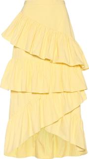 Ruffled Cotton Skirt 