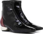 Patent Leather Ankle Boots 