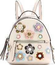 Mini Embellished Leather Backpack