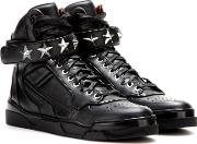 Tyson Stars Leather High Top Sneakers 