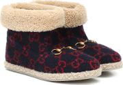 Gg Wool Ankle Boots 