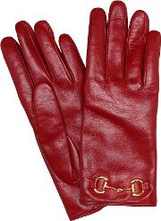 Horsebit Leather Gloves 