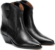 Dewina Leather Ankle Boots 