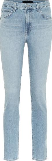 Ruby Cropped High Rise Skinny Jeans 
