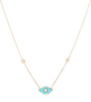 Marquise 14kt Rose Gold And Diamond Necklace 