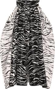 Numerous Ball Zebra Print Skirt 