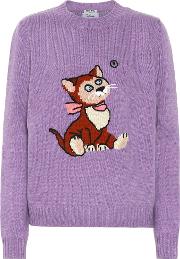 X Disney Intarsia Wool Sweater 