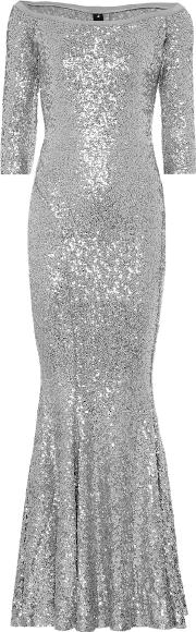 Sequined Mermaid Gown 