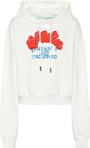Heart Not Troubled Cotton Hoodie 