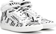 Mytheresa.com Exclusive Printed Leather High Top Sneakers 