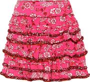 Exclusive To Mytheresa Bibi Floral Printed Miniskirt 