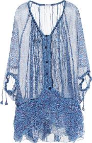 Poncho Bety Silk Cover Up 