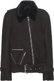 Cavallo Shearling Lined Suede Jacket 