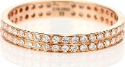 Berbere 18 Kt Rose Gold Ring With Diamonds 