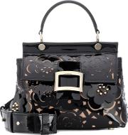 Viv' Cabas Small Patent Leather Tote 