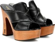 Clog 80 Leather Platform Sandals 
