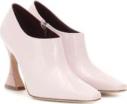 Drea Patent Leather Ankle Boots 
