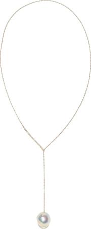 Sirene 14kt Gold Pearl Necklace 