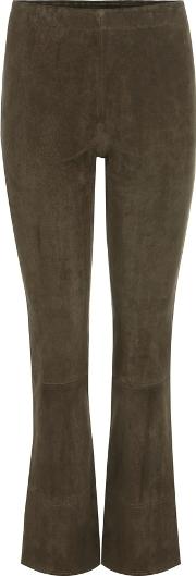 Maxime Suede Cropped Trousers 