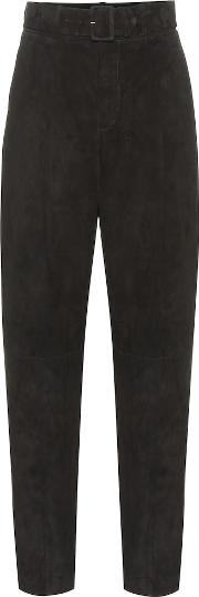 Murray High Rise Suede Pants 