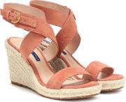 Lexia Suede Wedge Sandals 