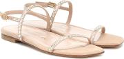 Samarra Embellished Suede Sandals 