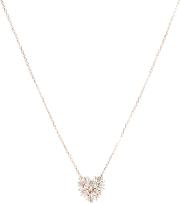 18kt Rose Gold Necklace With Diamonds 