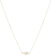 18kt Yellow Gold And Diamond Necklace 