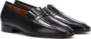 Adam Pleat Leather Loafers 