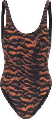 Claudina Tiger Print Swimsuit 