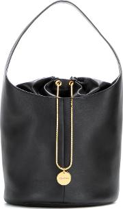 Miranda Medium Leather Bucket Bag 
