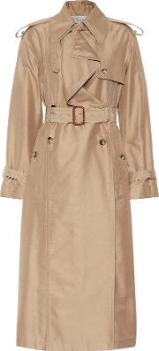 Cotton And Silk Trench Coat 
