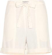 Linen And Silk Shorts 