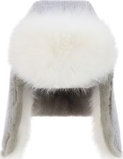 Cashmere And Fur Hat 
