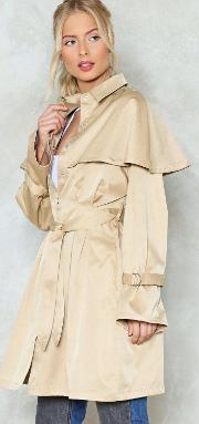 Cape With The Program Trench Coat 