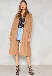 Downtown Train Trench Coat 